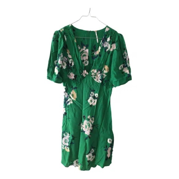 Free People Green Dress Size 4 - Picture 1 of 3